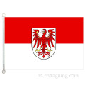 Bandera de Brandeburgo de 90 * 150 CM Bandera de Brandenburgo de poliéster 100%